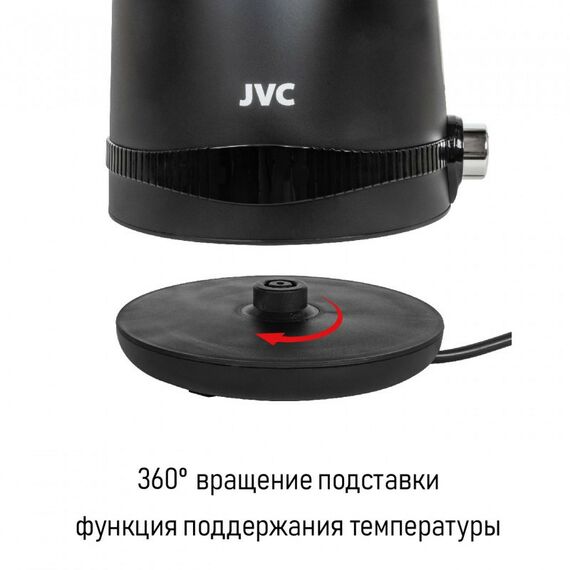 Чайники, термопоты: Чайник JVC JK-KE1730 black фотографии