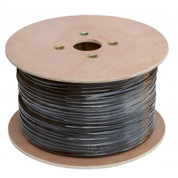 Кабель и разъемы: Кабель Netlan EC-UF025-5-PE-BK-3 F/UTP 25 пар, Кат.5, внешний, PE -40C, одножильный, 100МГц, черный, 305м фотографии