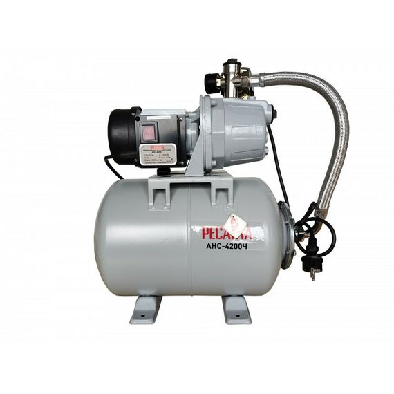 Насосы и насосные станции: Автономная насосная станция РЕСАНТА АНС-4200Ч 1200 Вт, напор 42 м, 70 л/мин, гидроаккумулятор 24 л, глубина всасывания 9 м, 1" фотографии