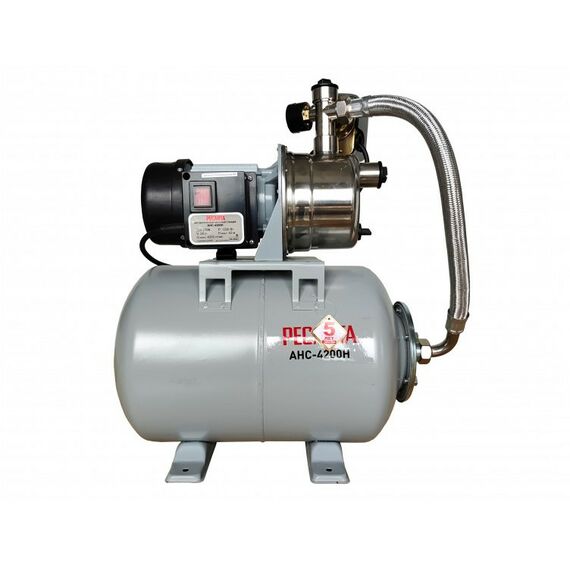 Насосы и насосные станции: Автономная насосная станция РЕСАНТА АНС-4200Н 1200 Вт, напор 42 м, 70 л/мин, гидроаккумулятор 24 л, глубина всасывания 9 м, 1" [77/1/5] фотографии