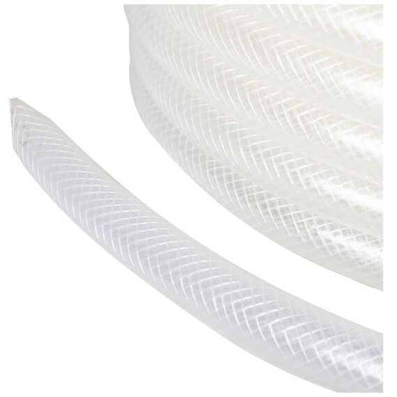 Шланги, системы водопровода и автополива: Шланг поливочный Вихрь Силикон трёхслойный армированный 3/4", 50м прозрачный [73/7/2/32] фотографии