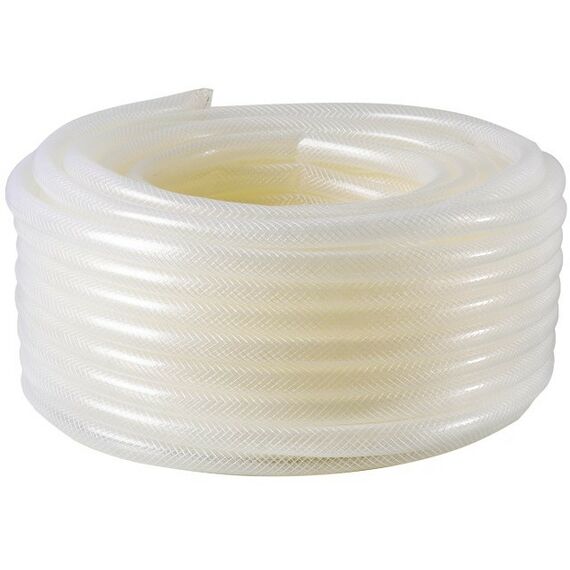 Шланги, системы водопровода и автополива: Шланг поливочный Вихрь Силикон трёхслойный армированный 3/4", 50м прозрачный [73/7/2/32] фотографии