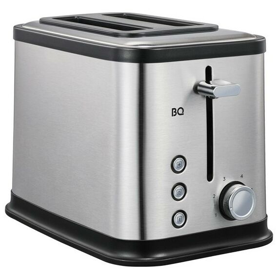 Тостеры: Тостер BQ T1005 чёрный-стальной фотографии