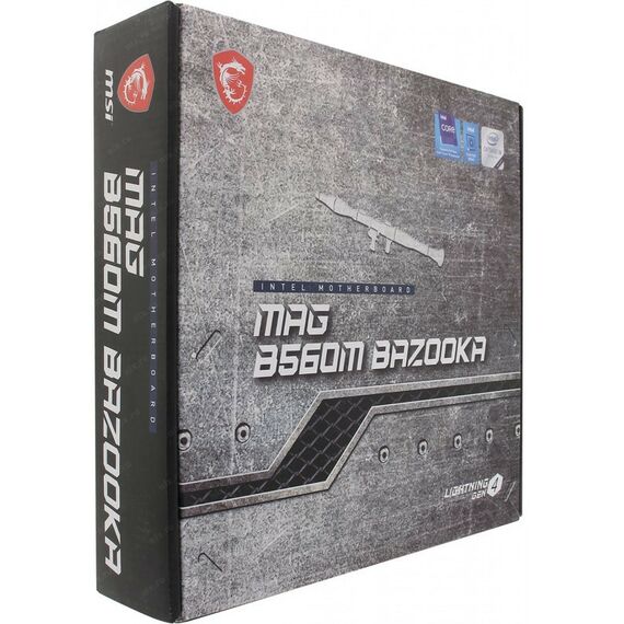 Материнские платы: Материнская плата MSI MAG B560M BAZOOKA LGA1200 <B560> 2xPCI-E HDMI+DP 2.5GbLAN SATA  MicroATX 4DDR4 RTL фотографии