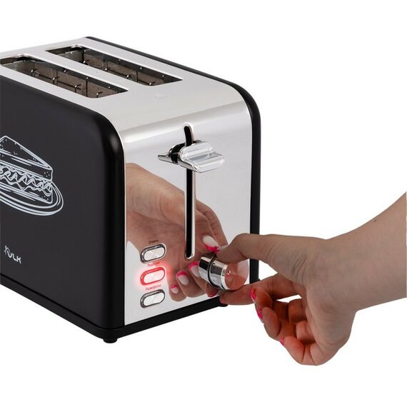 Тостеры: Тостер VLK Palermo 101 черный [90281] фотографии