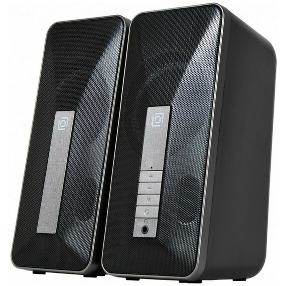Колонки: Колонки Oklick OK-130 Black 2x10W, Bluetooth, питание  от USB [1458495] фотографии