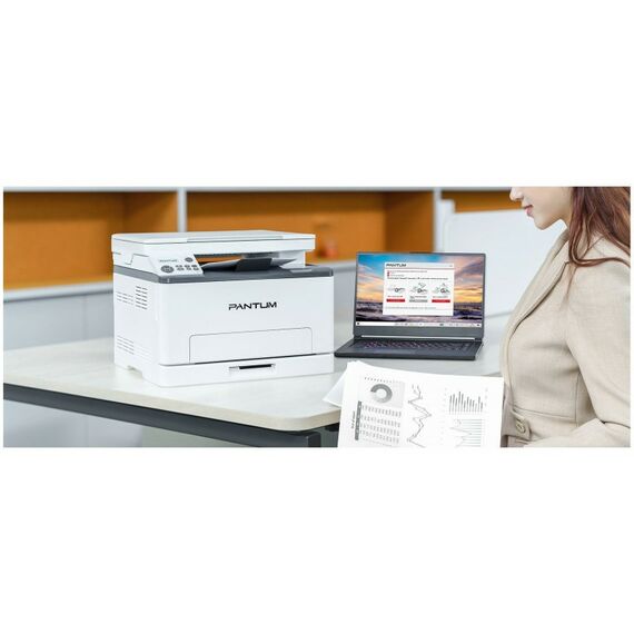Многофункциональные устройства: МФУ лазерный Pantum CM1100DW цветной, А4, принтер/копир/сканер, 1200x600dpi, 18ppm, 1Gb, Duplex, WiFi, Lan, USB фотографии