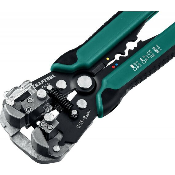 Электромонтажный инструмент: Стриппер автоматический многофункциональный KRAFTOOL TK-8 0.05 - 8 мм2 [22637] фотографии