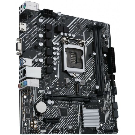 Материнские платы: Материнская плата Asus PRIME H510M-K LGA1200 <H510> PCI-E Dsub+HDMI GbLAN SATA MicroATX 2DDR4 (RTL) фотографии