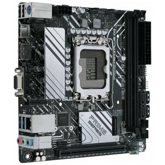 Материнские платы: Материнская плата Asus PRIME H610I-PLUS D4-CSM LGA1700 <H610> PCI-E Dsub+HDMI+DP GbLAN SATA Mini-ITX 2DDR4 (RTL) фотографии