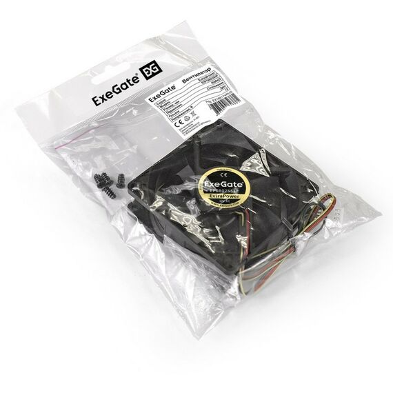 Вентиляторы и охлаждение: Вентилятор Exegate EP08025S3P 3пин, 80x80x25мм [EX166174RUS] фотографии