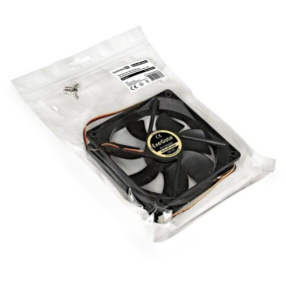 Вентиляторы и охлаждение: Вентилятор Exegate EP12025B3P 3пин, 120x120x25мм [EX283386RUS] фотографии