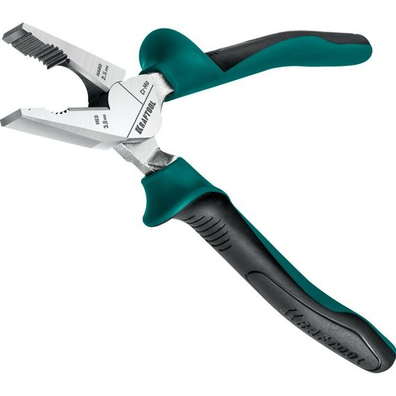 Столярно-слесарный инструмент: Плоскогубцы комбинированые KRAFTOOL 200 мм [22011-1-20] фотографии