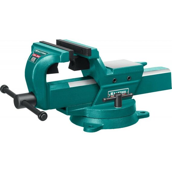 Тиски, струбцины, наковальни, верстаки: Кованые стальные тиски KRAFTOOL FORGE-155/200 с регулировкой компенсации люфта [32700-200] фотографии