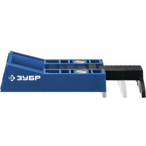 Столярно-слесарный инструмент: Кондуктор двойной Зубр 30091 для глухих отверстий, два отверстия, в кейсе фотографии