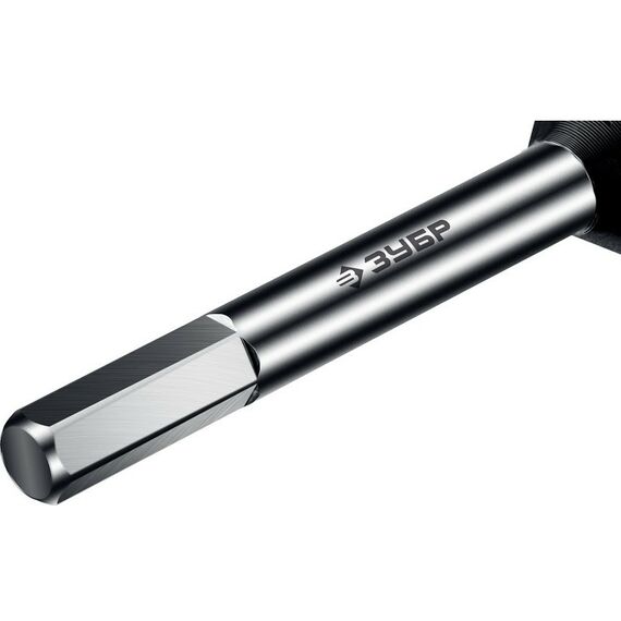 Буры, пики, коронки, сверла: Cверло левиса по дереву Зубр 32x450/360мм шестигранный хвостовик [2948-450-32] фотографии