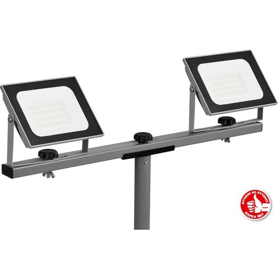 Лампы, светильники, ночники: Телескопический штатив для 2х прожекторов Зубр Профессионал ТШ-2 1.6м [56932] фотографии