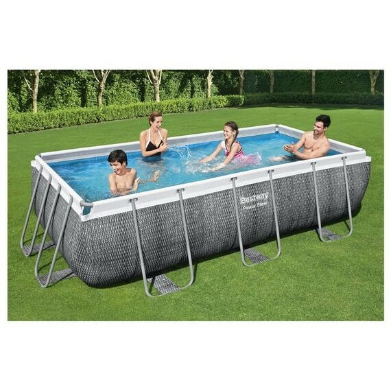 Бассейны: Бассейн каркасный BestWay Power Steel 404x201x100 см фильтр-насос, лестница [56721] фотографии