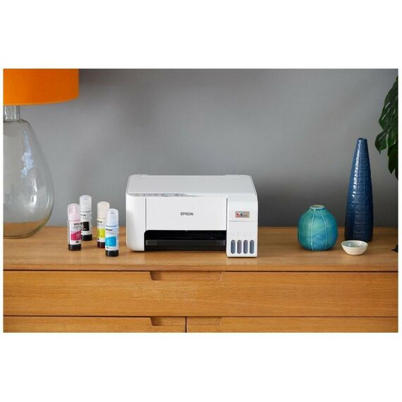 Многофункциональные устройства: Многофункциональное устройство Epson EcoTank L3256 A4, струйное МФУ, 33стр/мин, 5760x1440dpi, 4 краски, USB2.0, WiFi [C11CJ67414] фотографии