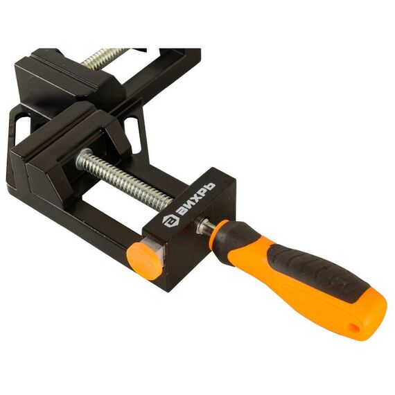 Тиски, струбцины, наковальни, верстаки: Струбцина угловая быстрозажимная Вихрь 65х65 мм фотографии