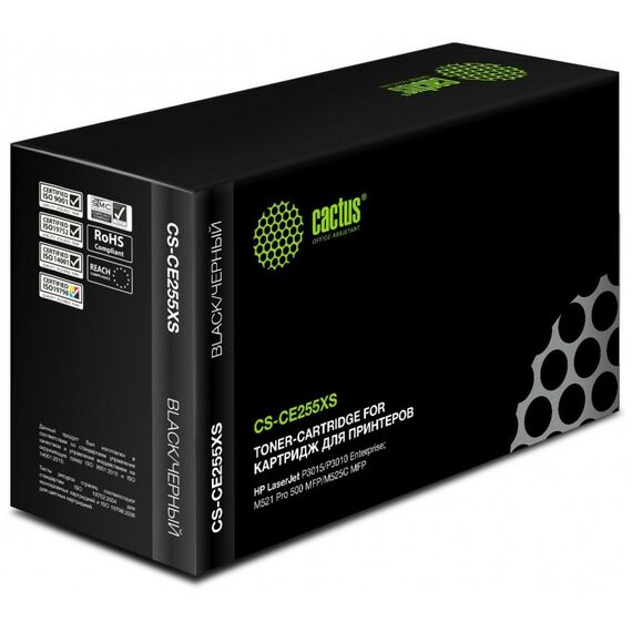 Для HP (совместимые): Картридж Cactus CS-CE255XS для HP LJ P3015, 12500 стр., черный фотографии
