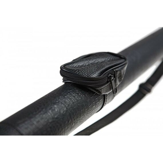 Чехлы для бильярдных киев: Тубус для кия Classic Action 1/1 черный/кроко, 93 см, вн.разм 88 см, карман 13 см фотографии