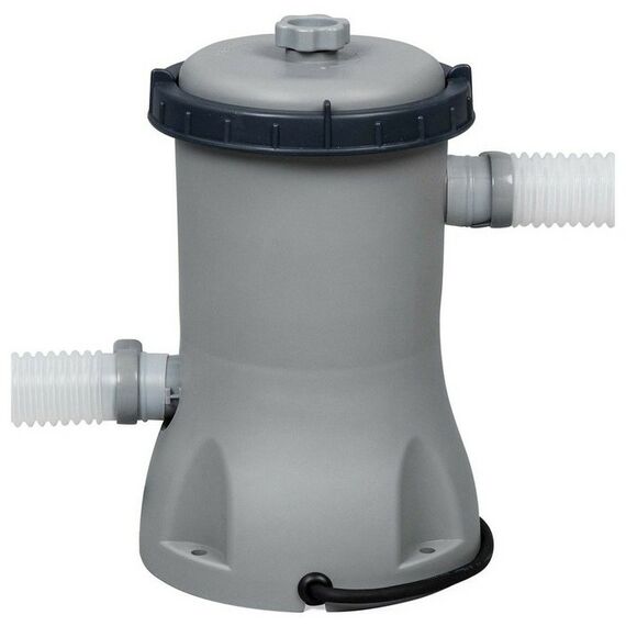 Бассейны: Бассейн каркасный Bestway Power Steel Swim Vista 427 х 250 х 100 см фильтр-насос, лестница, тент [56714] фотографии