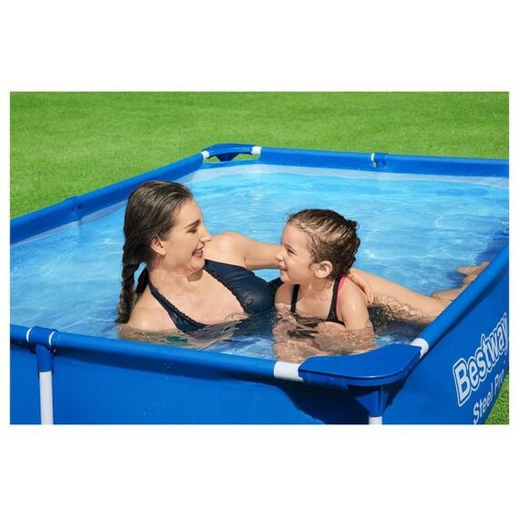 Бассейны: Бассейн каркасный Bestway Steel Pro 221 х 150 х 43 см [56401] фотографии
