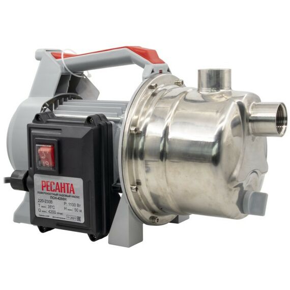 Насосы и насосные станции: Поверхностный насос РЕСАНТА ПСН-4200Н фотографии