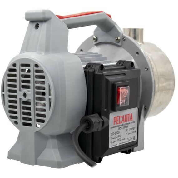 Насосы и насосные станции: Поверхностный насос РЕСАНТА ПСН-4200Н фотографии