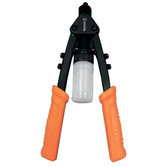 Заклепочники: Заклепочник двуручный Вихрь КРЕП-2 типы заклепок: сталь/алюминий/нержавеющая сталь, размеры заклепок: 2.4, 3.2, 4.0, 4.8 фотографии