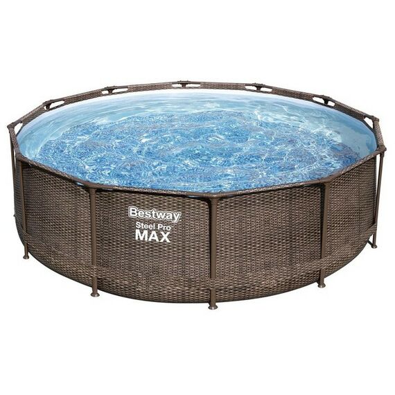 Бассейны: Бассейн каркасный Bestway Steel Pro 366 х 100 см фильтр-насос, лестница [56709] фотографии