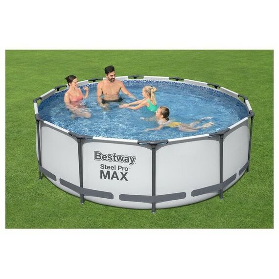 Бассейны: Бассейн каркасный Bestway Steel Pro MAX 366 х 100 см фильтр-насос [56260] фотографии