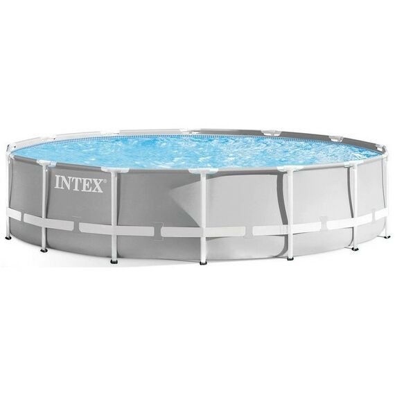 Бассейны: Бассейн каркасный Intex Prism Frame 427 х 107 см фильтр-насос, лестница, тент, подстилка [26720NP] фотографии
