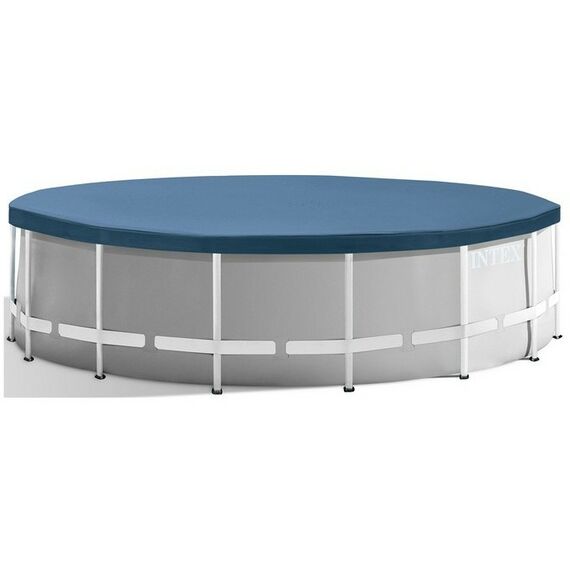 Бассейны: Бассейн каркасный Intex Prism Frame 457 х 122 см фильтр-насос, лестница, тент, подстилка фотографии