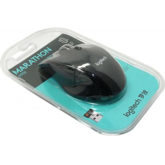 Мыши: Мышь Logitech M705 Marathon Wireless 7btn+Roll RTL [910-001964] фотографии