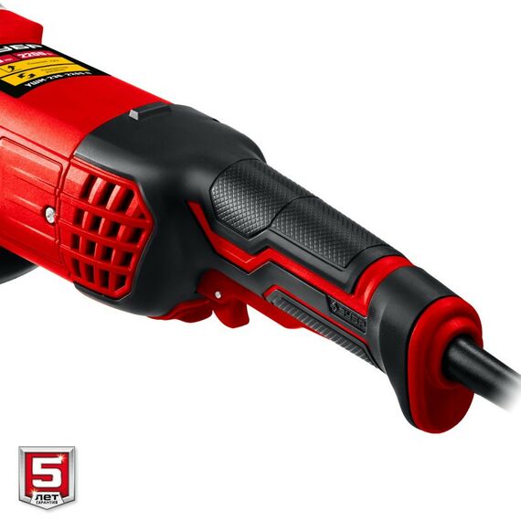 Угловые шлифмашинки (болгарки): УШМ Зубр УШМ-230-2205 П 230 мм, 2200 Вт, компакт фотографии