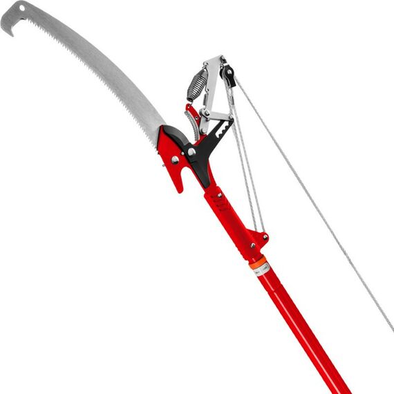 Кусторезы, ножницы, секаторы: Штанговый сучкорез GRINDA HX-350 с храповым механизмом и пилой с режущим крюком [8-424431] фотографии