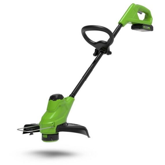 Триммеры: Триммер аккумуляторный Greenworks G24LT25K2 24 V, 25 см, с АКБ 2Ач и ЗУ [2107207SA] фотографии