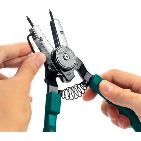 Демонтажный инструмент: Съемник стопорных колец KRAFTOOL Universal 8-in-1 внешний/внутренний [22813] фотографии