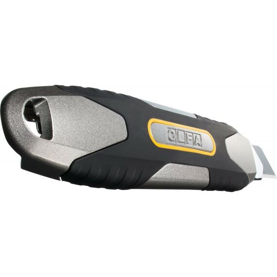 Столярно-слесарный инструмент: Нож OLFA OL-MXP-L X-design цельная алюминиевая рукоятка, винтовой фиксатор, 18 мм фотографии