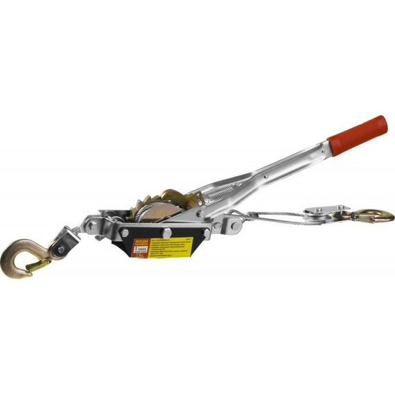 Лебедки, тали, тельферы: Лебедка STAYER MAXPull 1т/1.8м рычажная, тросовая [4310-1] фотографии
