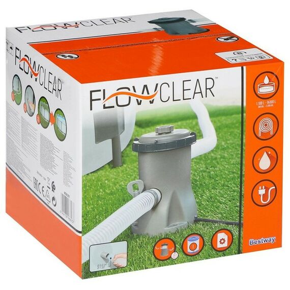 Бассейны: Фильтр-насос для бассейнов Bestway 58381 с картриджем «I», 1 249 л/ч фотографии