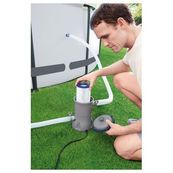 Бассейны: Фильтр-насос для бассейнов Bestway 58383 с картриджем «II», 2006 л/ч фотографии