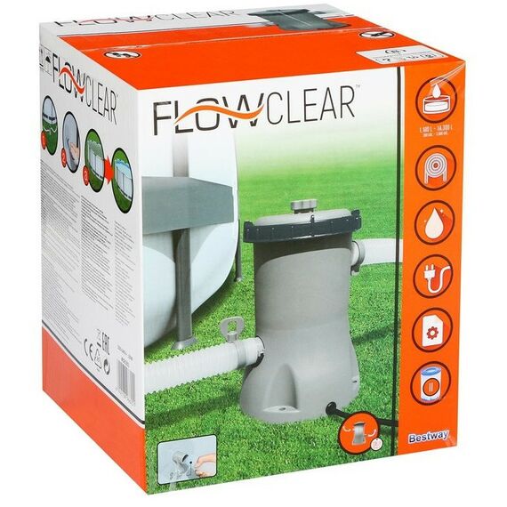 Бассейны: Фильтр-насос для бассейнов Bestway 58383 с картриджем «II», 2006 л/ч фотографии