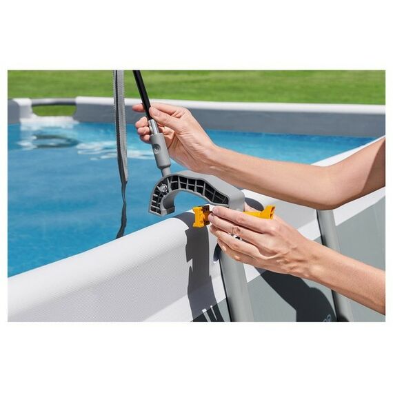 Бассейны: Навес для каркасного бассейна Bestway 58746 шириной бортов 210-340 см фотографии