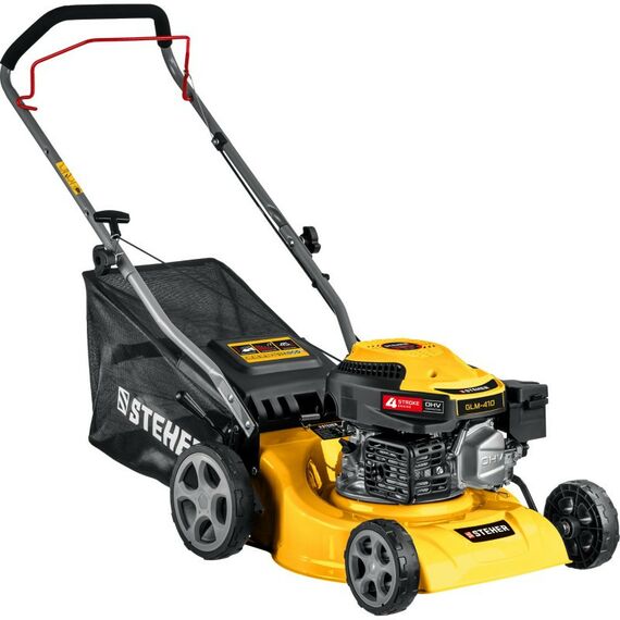 Газонокосилки: Газонокосилка бензиновая STEHER GLM-410 410 мм 3.5 л.с. фотографии