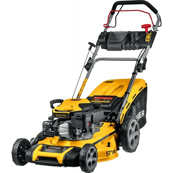 Газонокосилки: Самоходная газонокосилка бензиновая STEHER GLM-510p 510 мм, 6.5 л.с фотографии