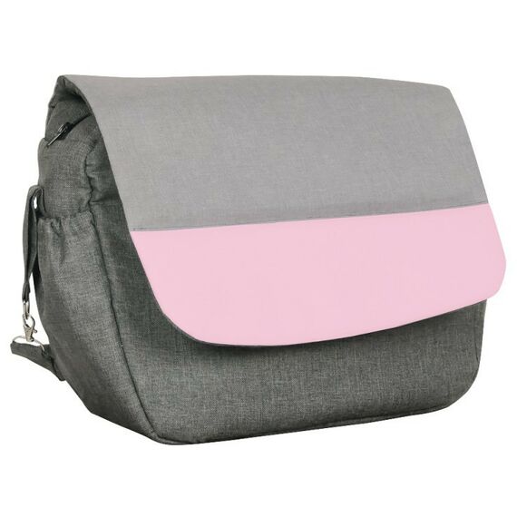 Коляски детские: Коляска 2в1 Alis ALVARO Al 03 т.серый+св.серый+розовая кожа фотографии