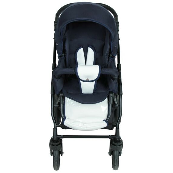 Коляски детские: Коляска 3в1 Alis ALVARO F Al 07 т.синий+белая кожа фотографии